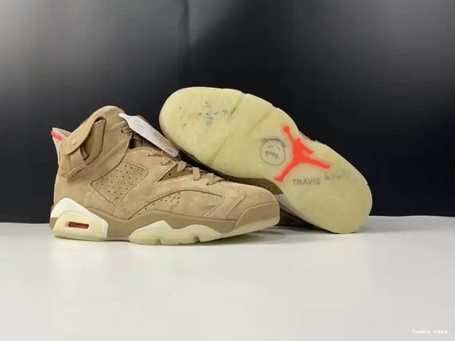 Cheap Husky Khaki DH0690-200 Scott Travis British Jordan Retro Air 6 0605